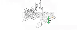 Упор зубчатый бензопила MS-260, 261, 361, 362 Stihl