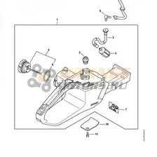 Корпус топливного бака STIHL ms-462