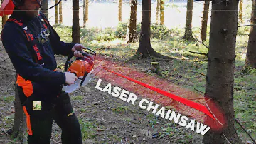Stihl 2 in 1 Laser Chainsaw Review (with subtitles)