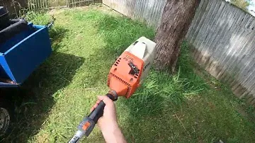 Stihl FS36 Cutting Grass GoPro Hero8 HD