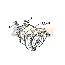 Двигатель в сборе STIHL для MSE 250 C-Q