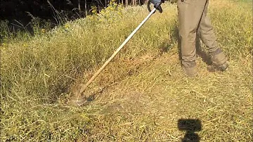String Trimming Long Grass With Stihl FS 111RX