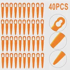 40 шт. Пластиковые лезвия Для STIHL FSA 45, беспроводные ножи для стрижки травы, Сменный инструмент, аксессуары для садового электроинструмента
