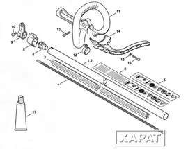 Stihl Гибкий вал триммера Stihl FS 70 C-E (рис. 7)