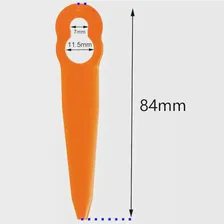 100 шт. пластиковые сменные лезвия для STIHL FSA 45, беспроводные ножи для стрижки травы, садовые электроинструменты, аксессуары